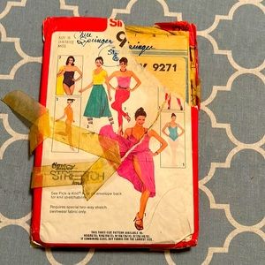 Vintage - Simplicity, Sewing Pattern, Women's Dresses- 9271
